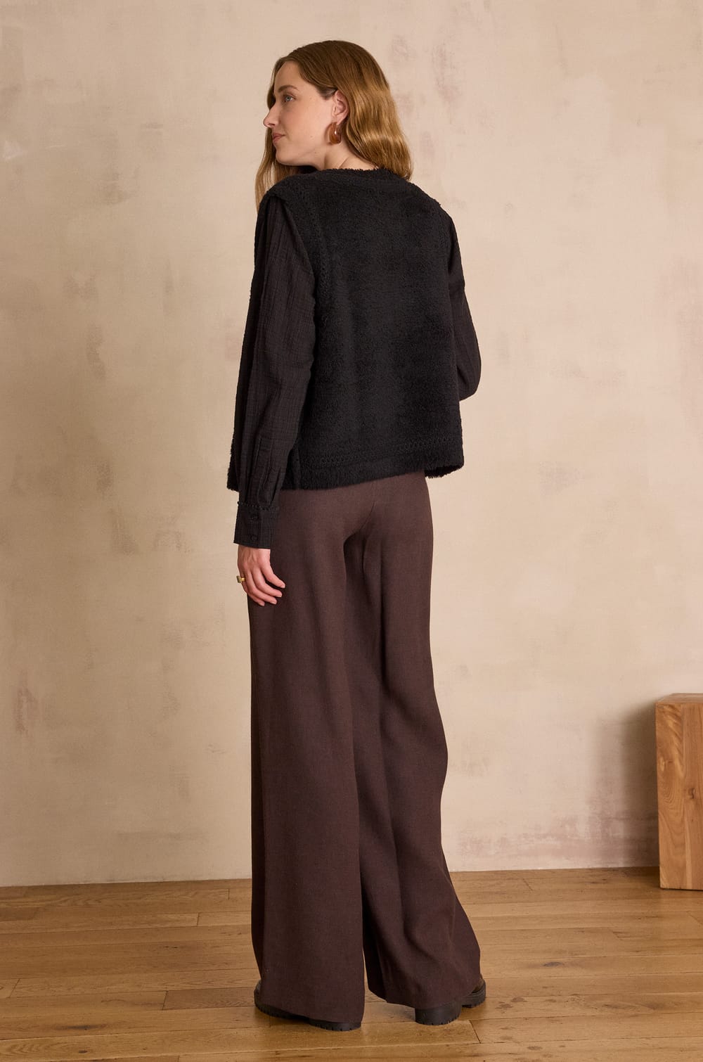 FLAUBERT wide leg trousers;${refinementColor}