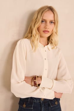 100% silk DAPHNEE shirt;${refinementColor}