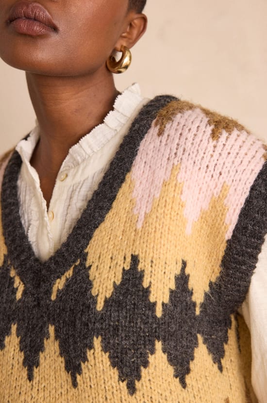 Pullunder mit geometrischem Muster BLAZE BIS;${refinementColor}