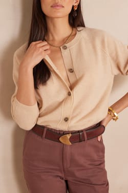 Cardigan BILLY en cachemire;${refinementColor}