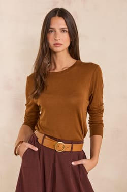 T-shirt &agrave; manches longues TOPAZE;${refinementColor}