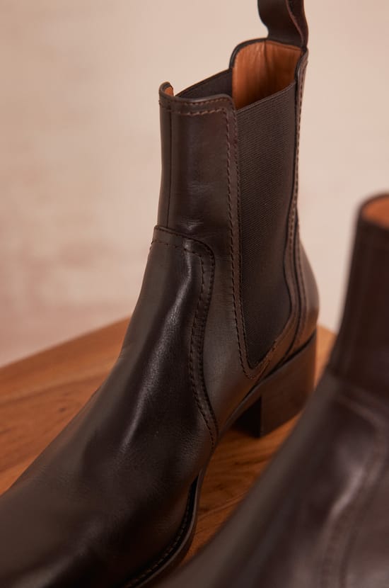 VANIA leather boots;${refinementColor}