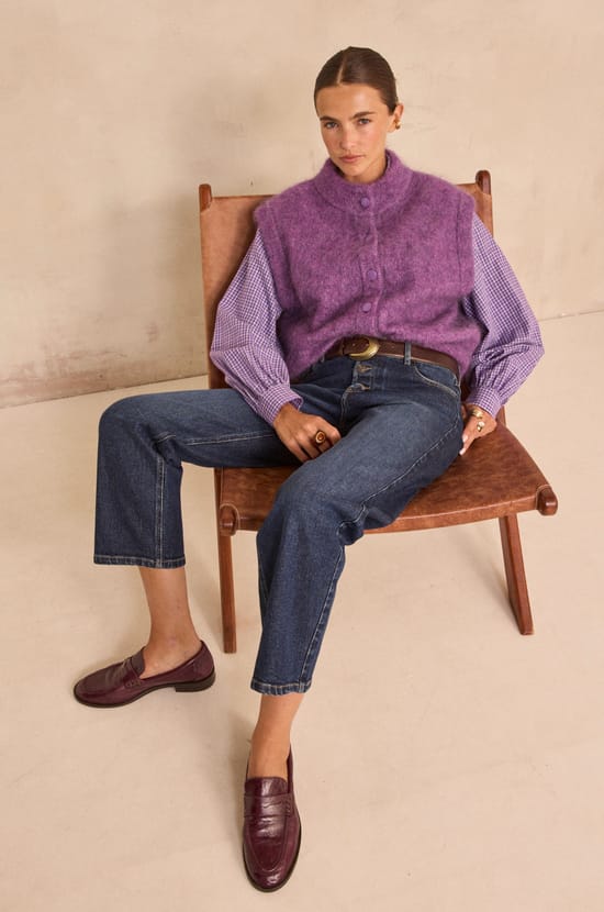 Jean straight 7/8th SASHA;${refinementColor}