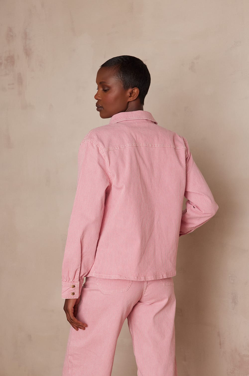 Veste CLARA en jean;${refinementColor}