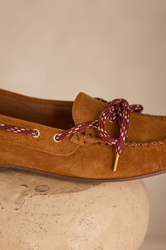 SUE leather loafers;${refinementColor}