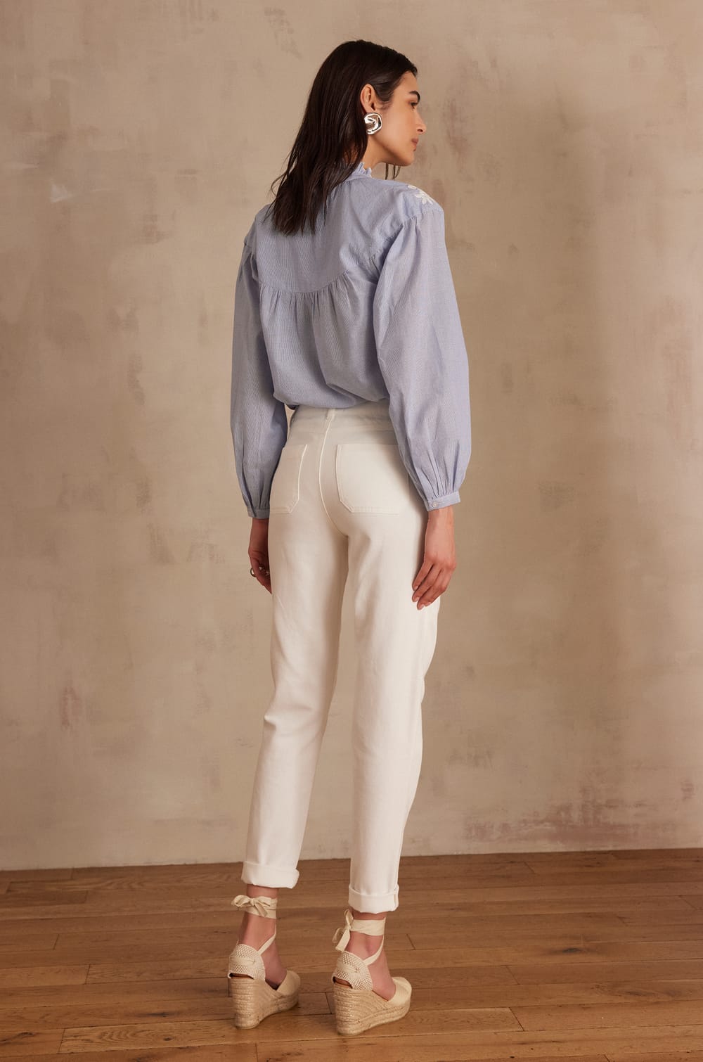 NALLA cotton chino jean;${refinementColor}