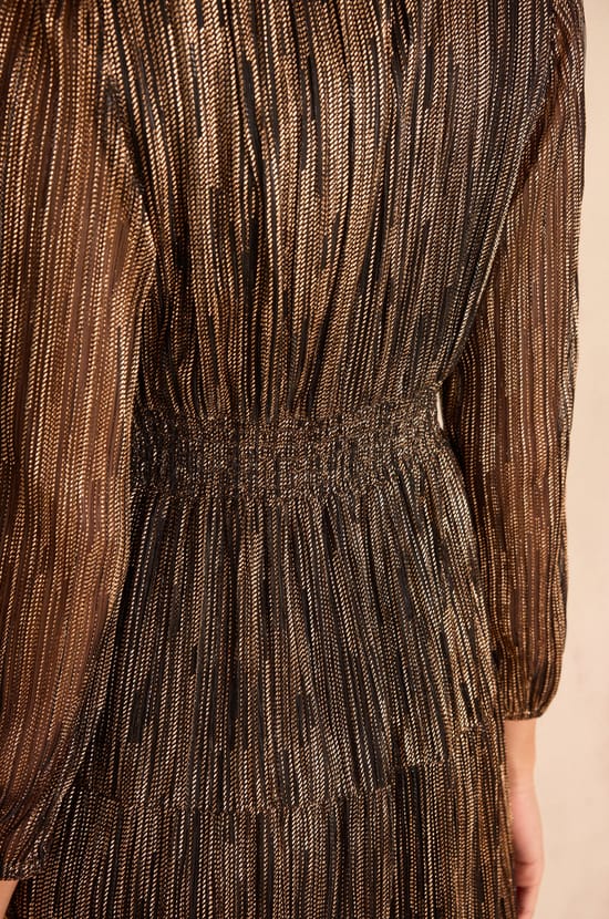 Robe longue iris&eacute;e REVEUSE;${refinementColor}