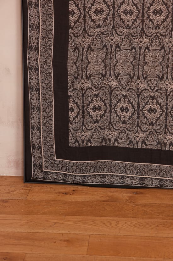 Foulard TAMINE en laine 100% laine motif bandana;${refinementColor}