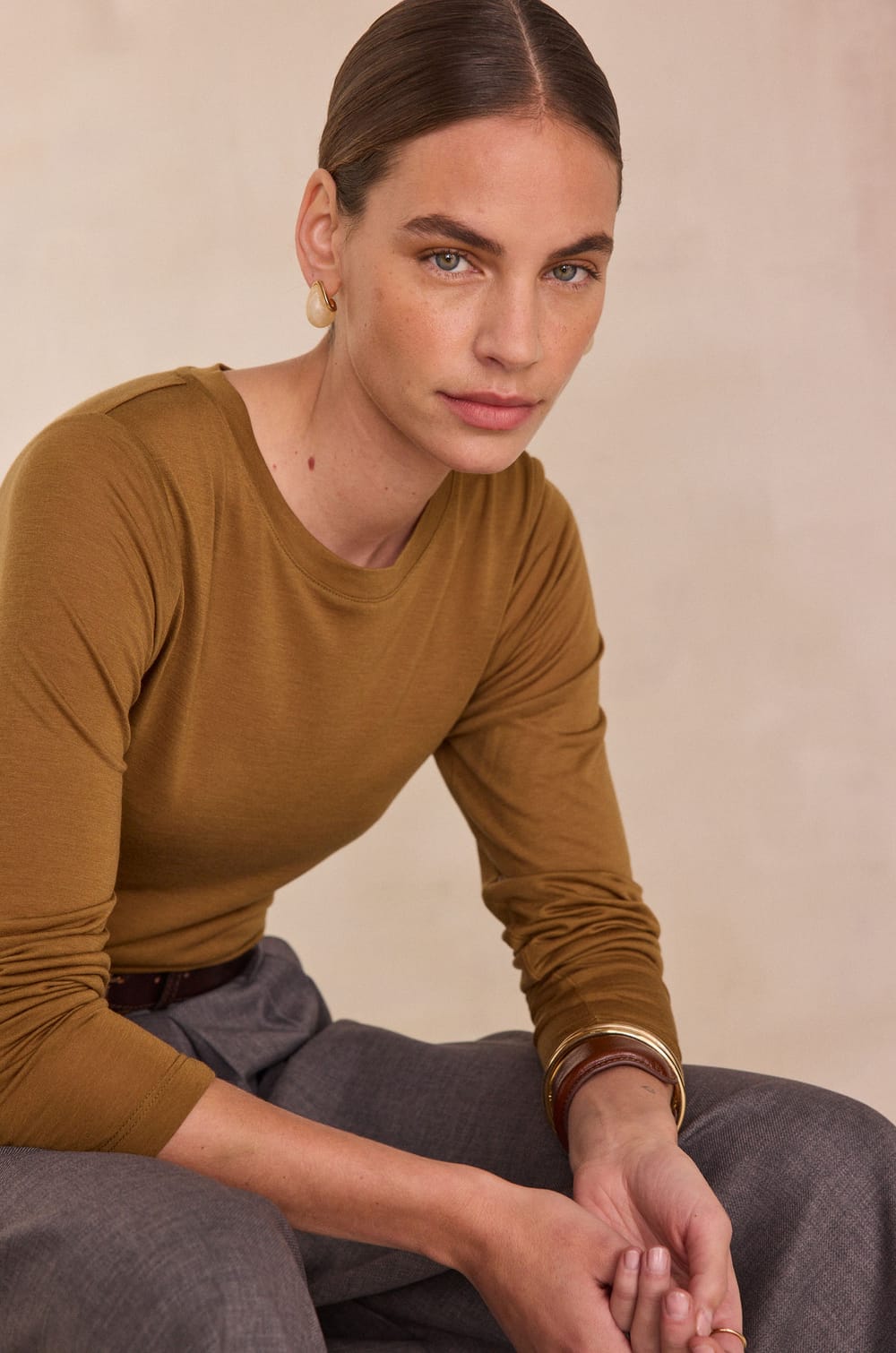 LOUISIANE long-sleeved T-shirt;${refinementColor}