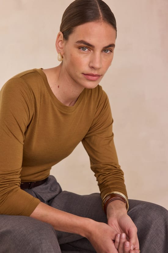 LOUISIANE long-sleeved T-shirt;${refinementColor}