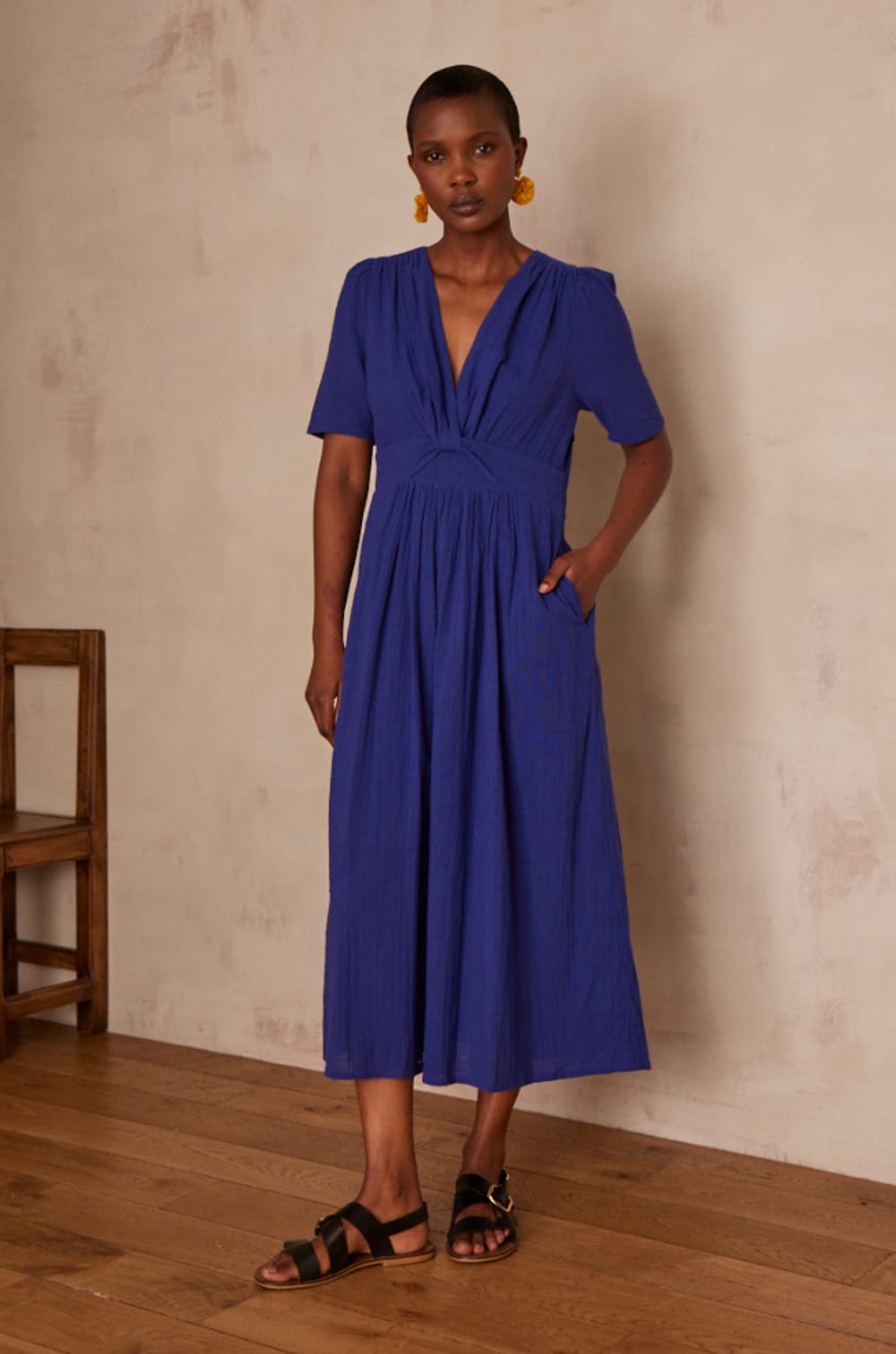 LOVE cotton dress;${refinementColor}