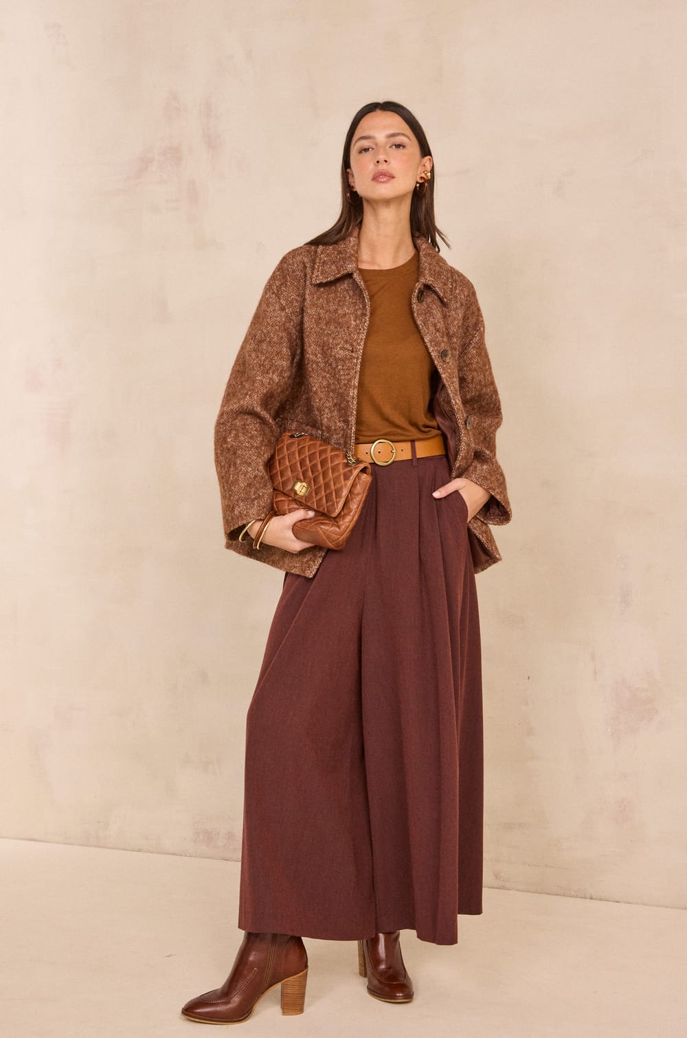 Danny blended wool coat;${refinementColor}