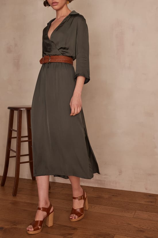 Robe satin&eacute;e LORINA;${refinementColor}