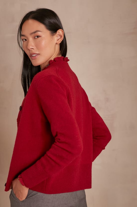 CHRIS wool and yak cardigan PhotoZ | 1-2-3