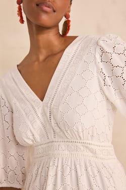 Embroidered long dress BIJOU;${refinementColor}