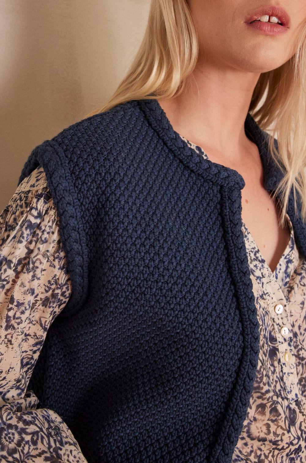 BETSY cotton Cardigan;${refinementColor}