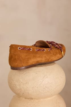 SUE leather loafers;${refinementColor}