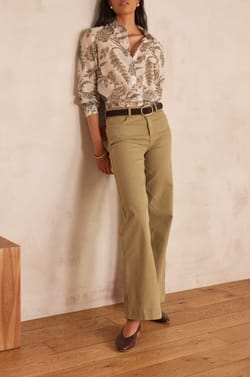 Jean large LISA en coton;${refinementColor}
