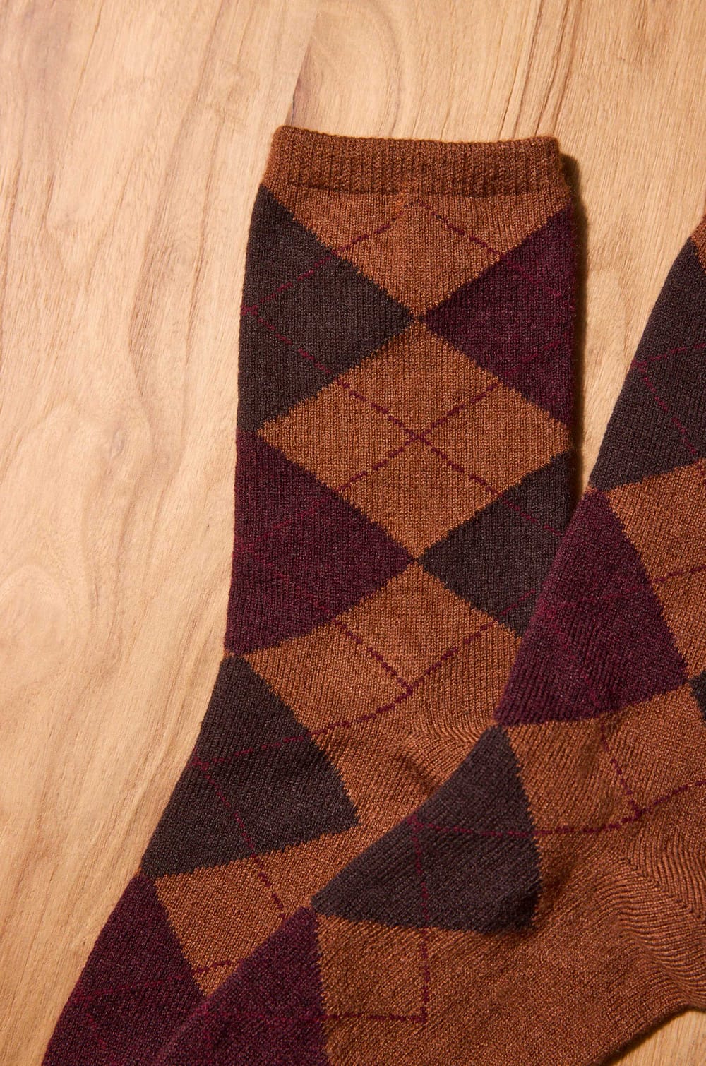 Chaussettes en laine m&eacute;lang&eacute;e FLEUR;${refinementColor}