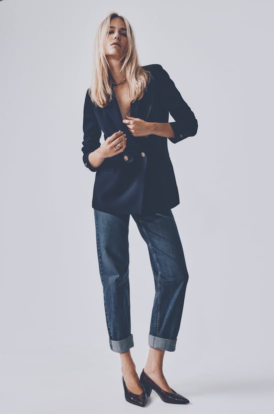 AGATHE cotton wide pants;${refinementColor}