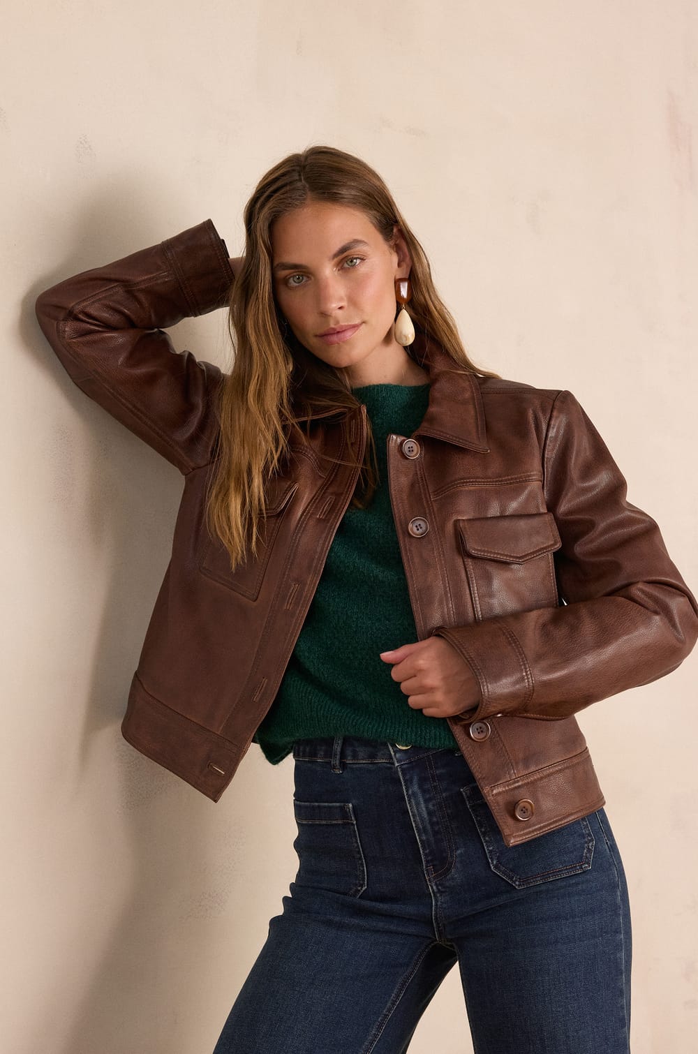 Pull BRUNO en laine et mohair;${refinementColor}