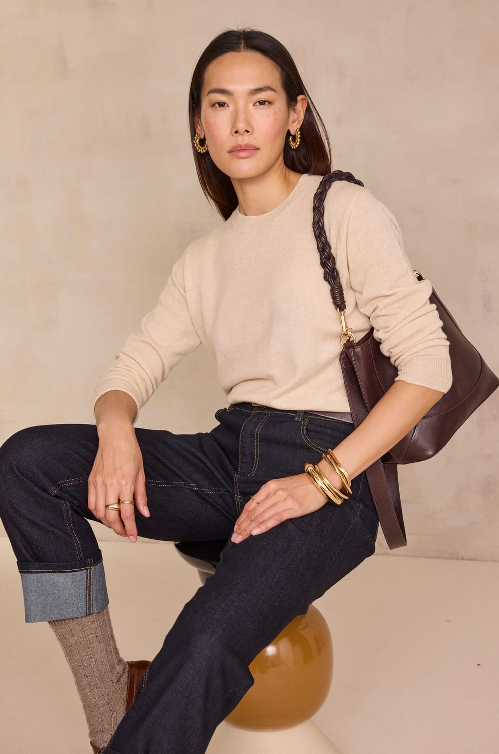 Fine long-sleeved jumper PRINCE;${refinementColor}