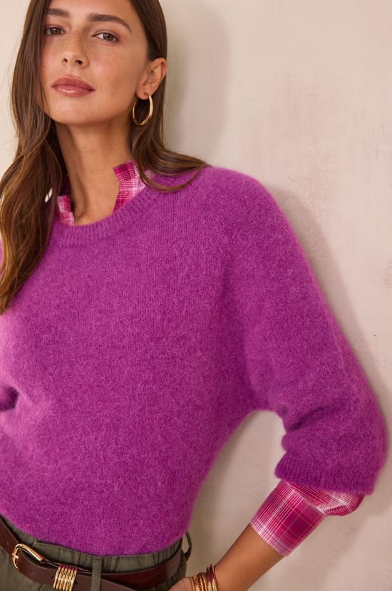 3/4 sleeve jumper PHOEBE;${refinementColor}