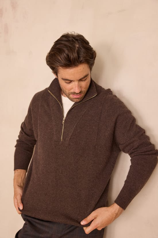 Unisex turtleneck jumper REVEUR in 100% wool;${refinementColor}