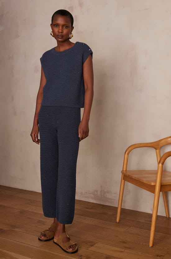 SIDONIE cotton jumper;${refinementColor}
