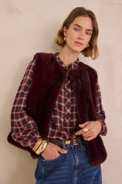 Chemise &agrave; carreaux BABYLON;${refinementColor}