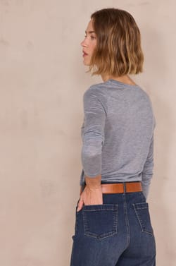 T-shirt &agrave; manches longues LOUISIANE;${refinementColor}