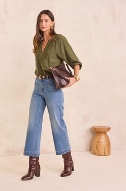 MAE cropped jeans;${refinementColor}