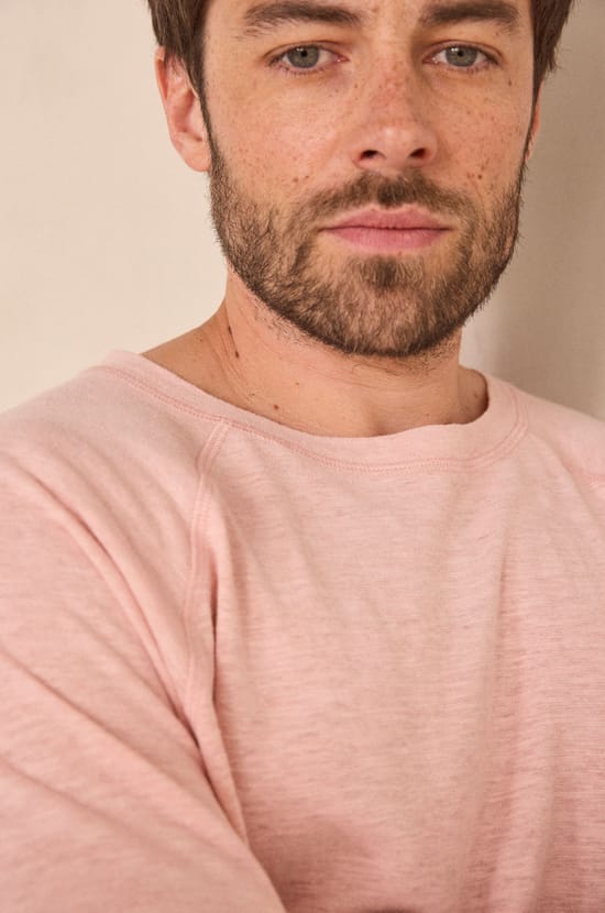 Unisex short sleeve t-shirt made of hemp and cotton INTENSE;${refinementColor}