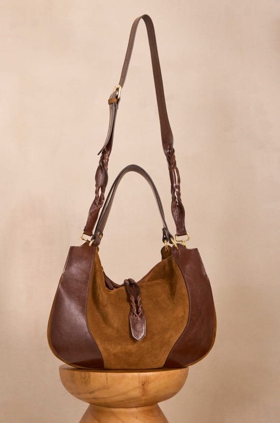 VICTOR leather tote bag;${refinementColor}