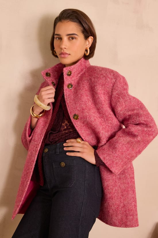 LAMIA wool coat;${refinementColor}