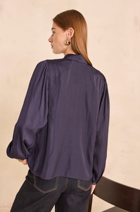 Satin blouse MARION;${refinementColor}