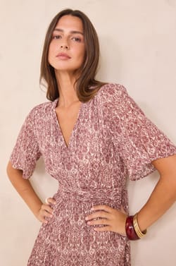 LOUMIA wrap long dress;${refinementColor}