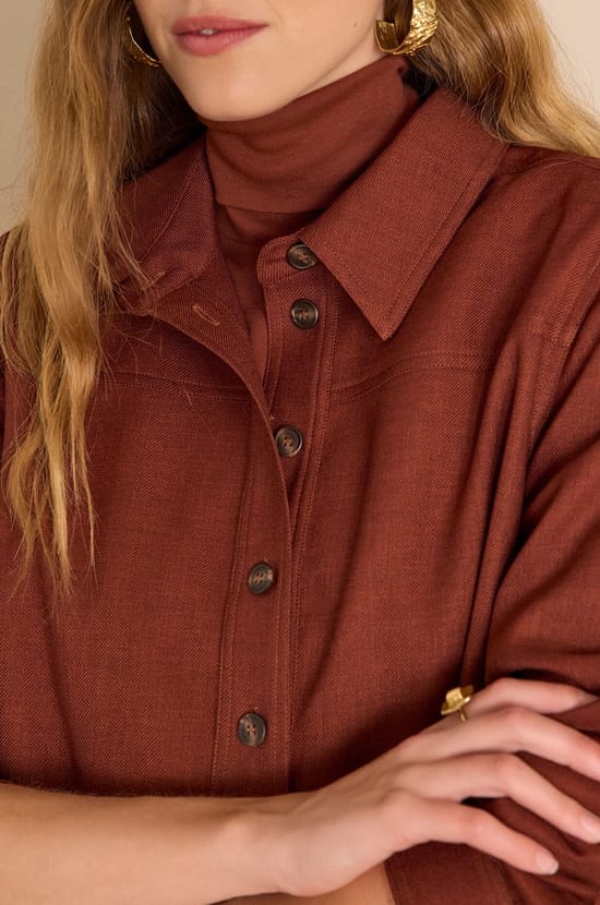 Robe chemisier RISE;${refinementColor}