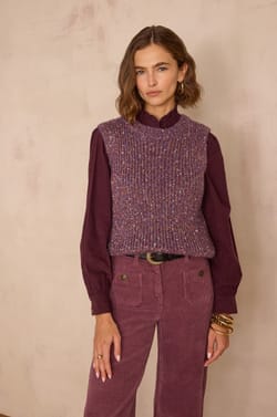 BOLTON sleeveless jumper;${refinementColor}