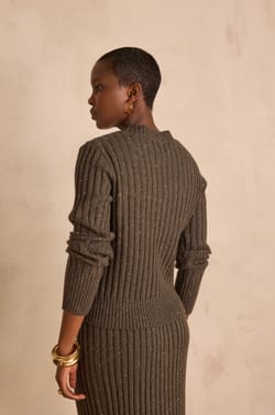 CARMELE ribbed jumper;${refinementColor}