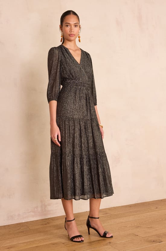 Robe longue iris&eacute; LOUMIA;${refinementColor}