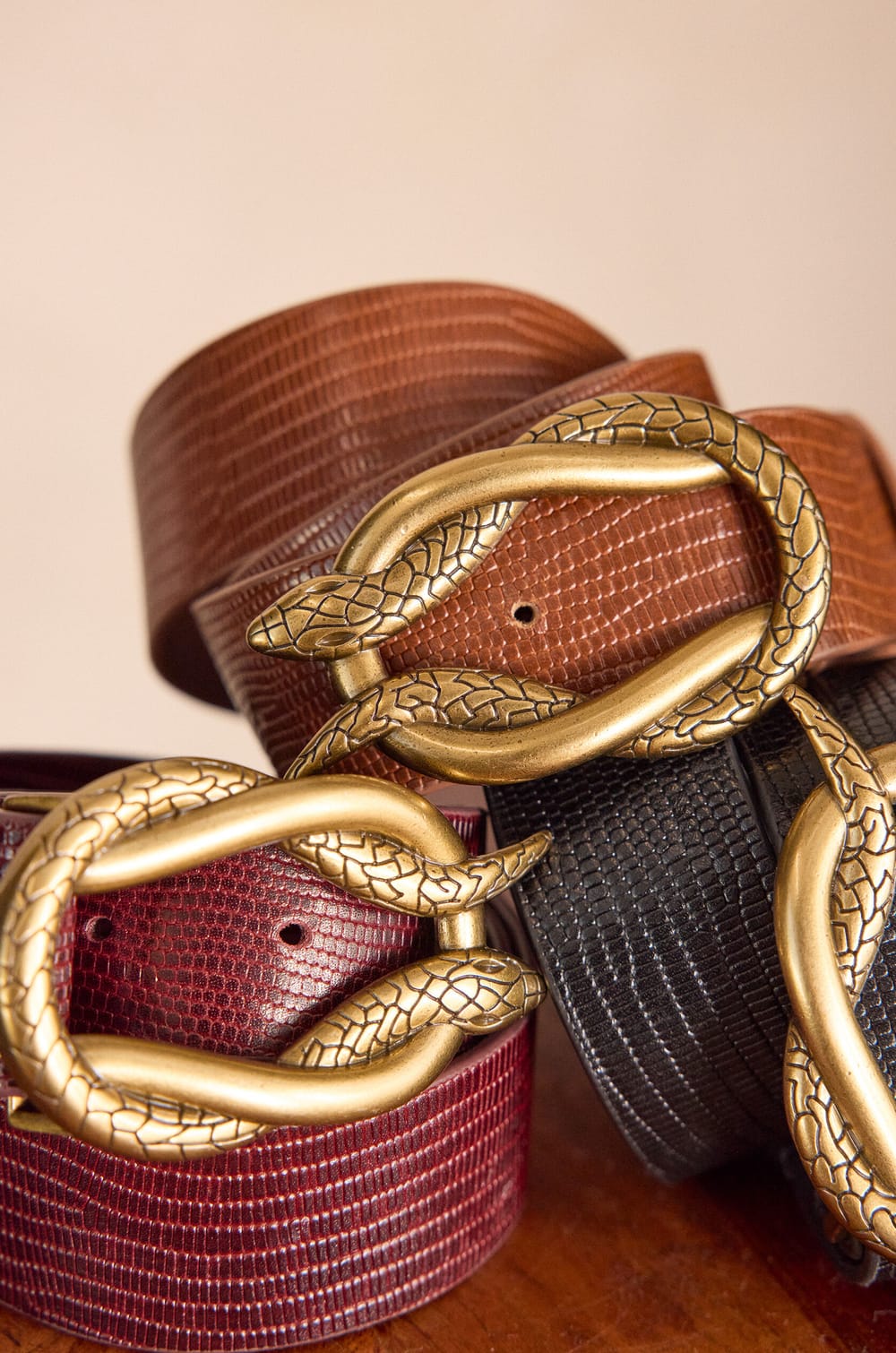 Ceinture LEON en cuir;${refinementColor}