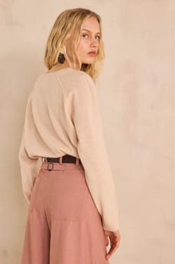 ARISTIDE long-sleeve cashmere sweater;${refinementColor}
