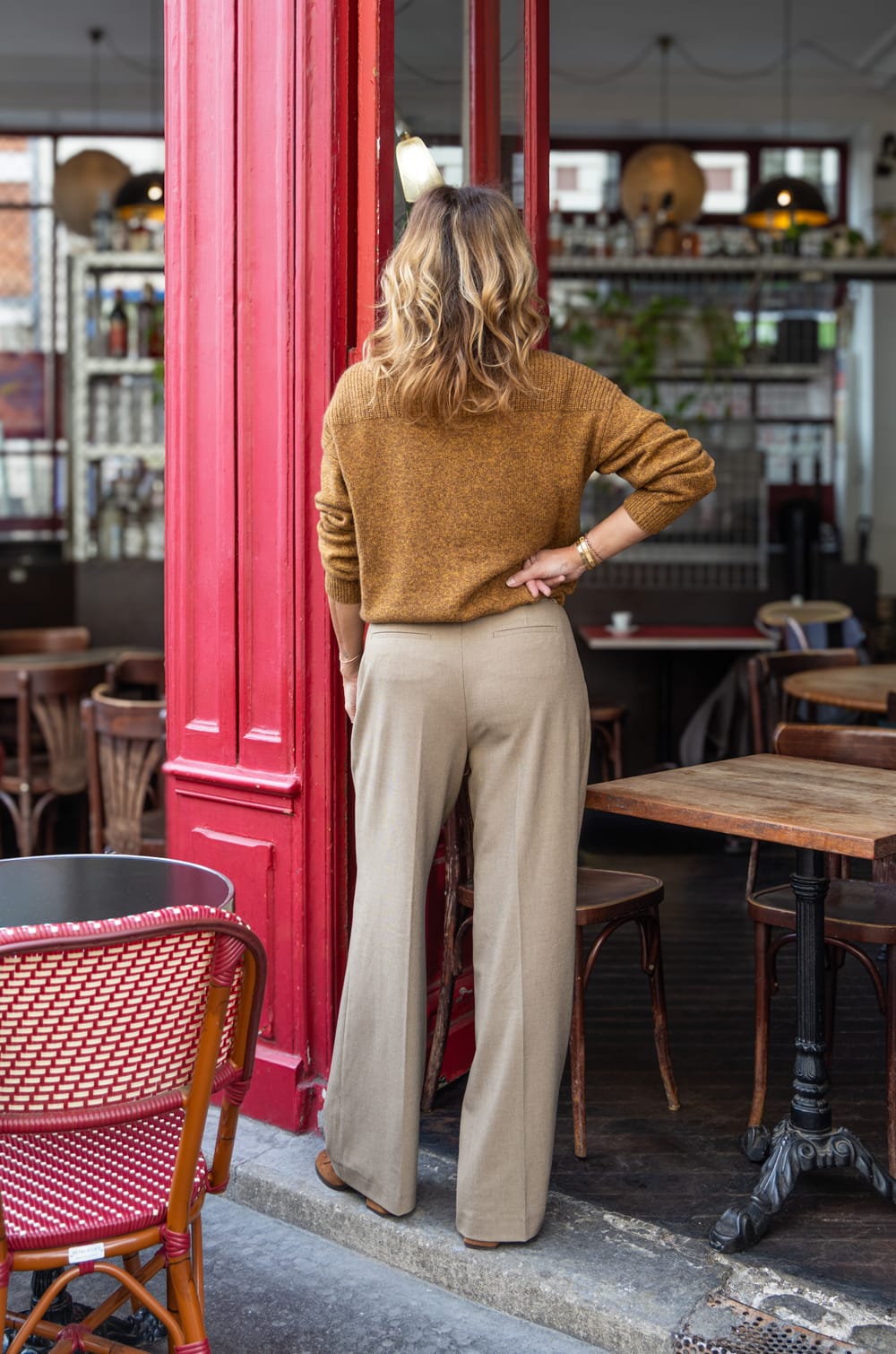 Wide Pants Maison 123 x Marine Vignes MARCAN;${refinementColor}