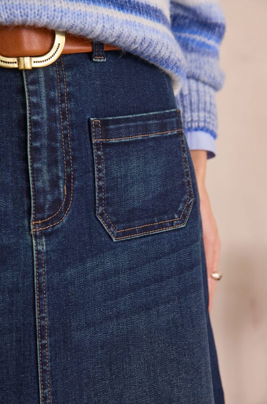 OPH&Eacute; cotton skirt;${refinementColor}