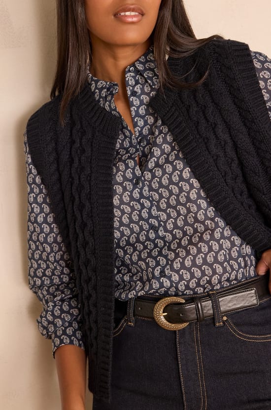 Gilet sans manches BIXENTE en laine;${refinementColor}