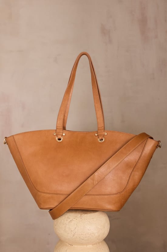 MARCEL leather tote bag;${refinementColor}
