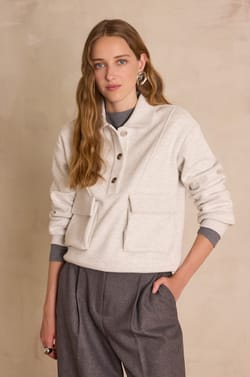 Sweat FABIEN en coton;${refinementColor}