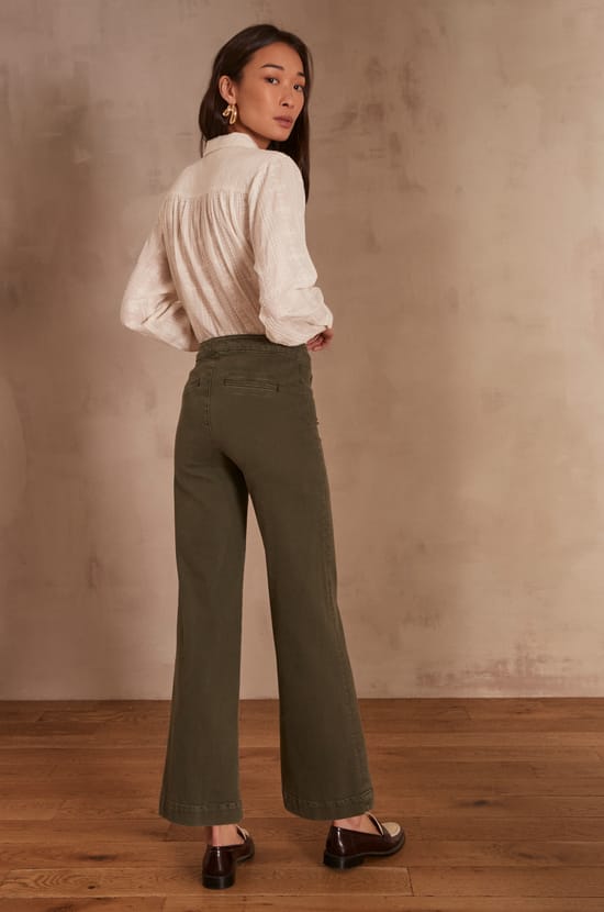 Pantalon wideleg OXAN;${refinementColor}