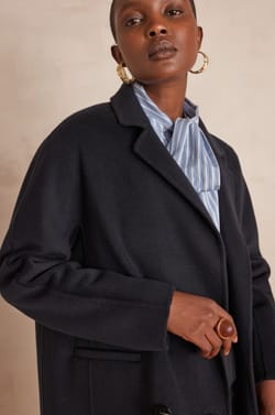 LINA long wool coat;${refinementColor}